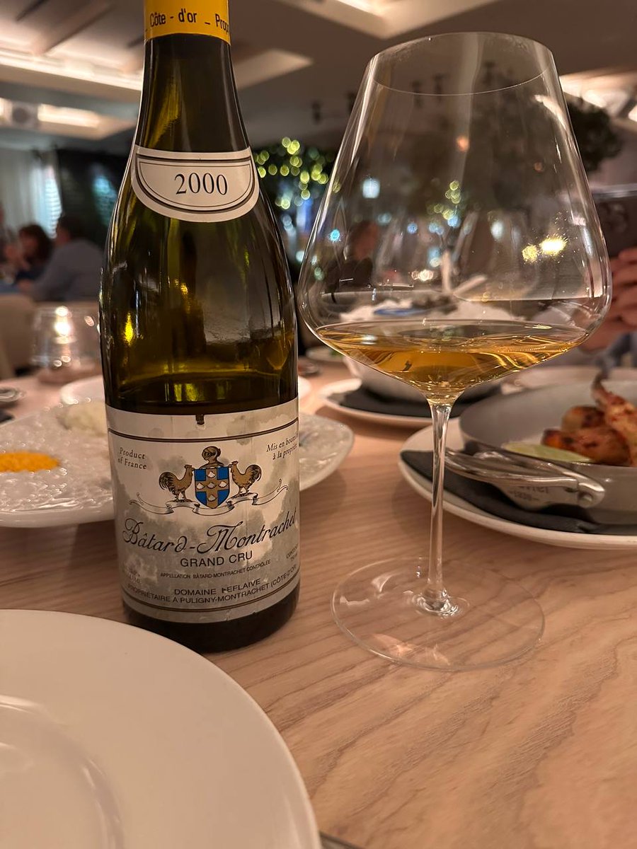 2000 Batard Montrachet, a Burgundy white of more than 20 years, with an unusually surprising taste