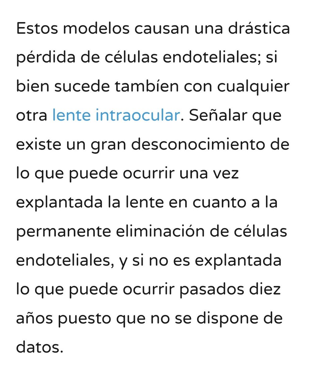 AmadaLuzR's tweet photo. @iveocirugia Dicen estar siempre pendiente de la evolución de los pacientes con todos los tipos de lentes a nivel mundial. Que pasó con el modelo Acrisoft Cachet de Alcon https://t.co/TJuZpNckCW