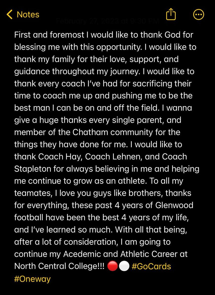 GalashkyBlaise's tweet photo. 100% committed to play for the reigning National champs!! Thank you Go Cards ⚪️🔴 @Coach_Wood34  @football_ncc @CoachSpence_NCC @GTCoachHay @CoachLehnenGT @GlenwoodFB @BrianSt24031693 @Coach_JTalley @lukelehnen https://t.co/47gQRdCf9n