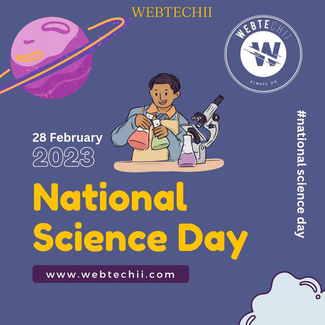 webtech__IT's tweet image. Happy science day 🧑‍🔬
#technology #oriele #informationtechnology #natiinalscienceday #onlyconnect