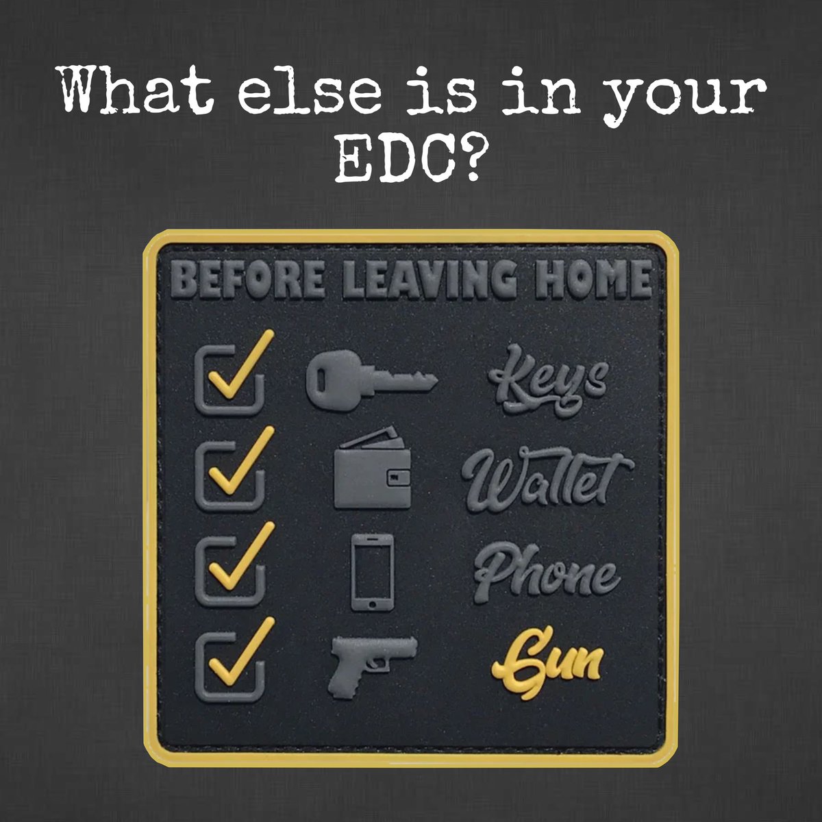 gunmadeHQ's tweet image. What’s in your EDC? We’d add a knife and Chapstick to the list!

📸: @stopboxusa 

#GunMade #edcgear #stopbox #edccommunity #edcknife #edcgun #iphone #wallet #patchesofinstagram #edccarry