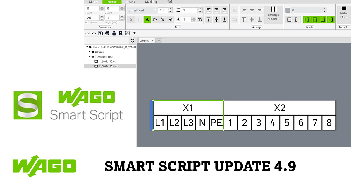 WAGOSingapore's tweet image. In update 4.9, #WAGO #SmartScript #marking #software gets an entirely new design for greater user-friendliness. The main panel has been optimized: #ProjectManagement & marking media processing can now be performed on a single level. wago.com/global/marking…
#Printing #SmartPrinter