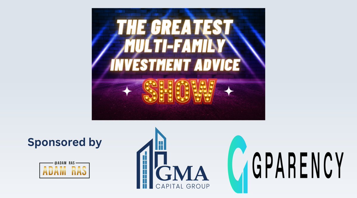 AdamRas6's tweet photo. #passiveinvesting #Realestatesyndication #Multifamilysyndication Great insight last week about Commercial Lending space with @IraZlotowitz
and @GPARENCY.
check new commercial real estate database platform to find deals and lenders
https://t.co/T8fTh7spDj https://t.co/sudVhOLHBw