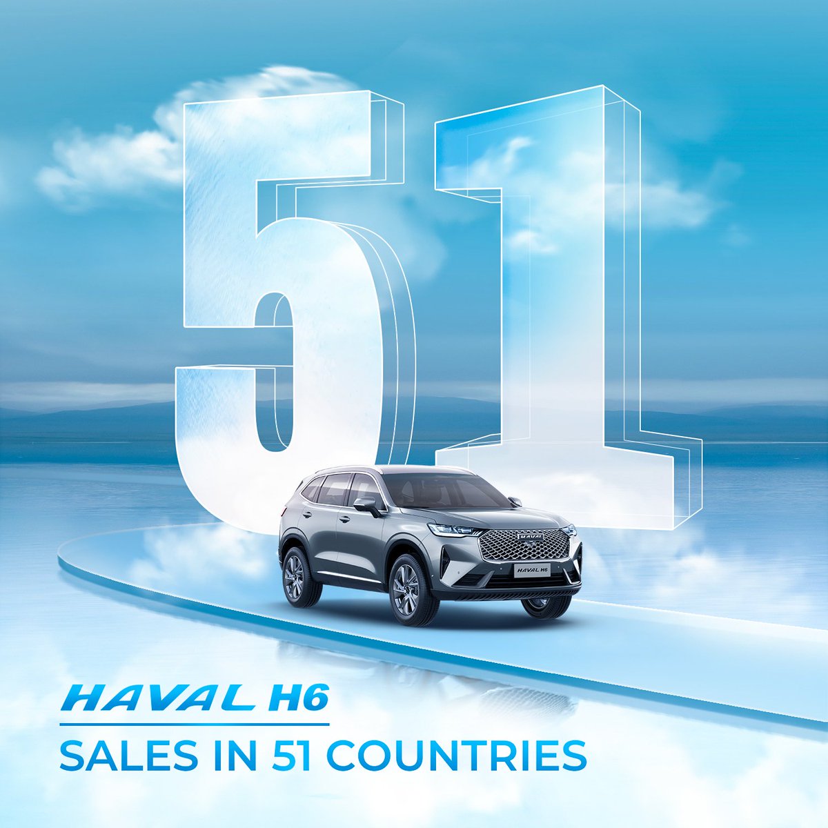GlobalHaval's tweet photo. Drivers in 51 countries say the #HAVAL #H6 is a mobility solution that you can trust.
#HAVALife #HAVALifeForAll https://t.co/2IzZtmNiK8