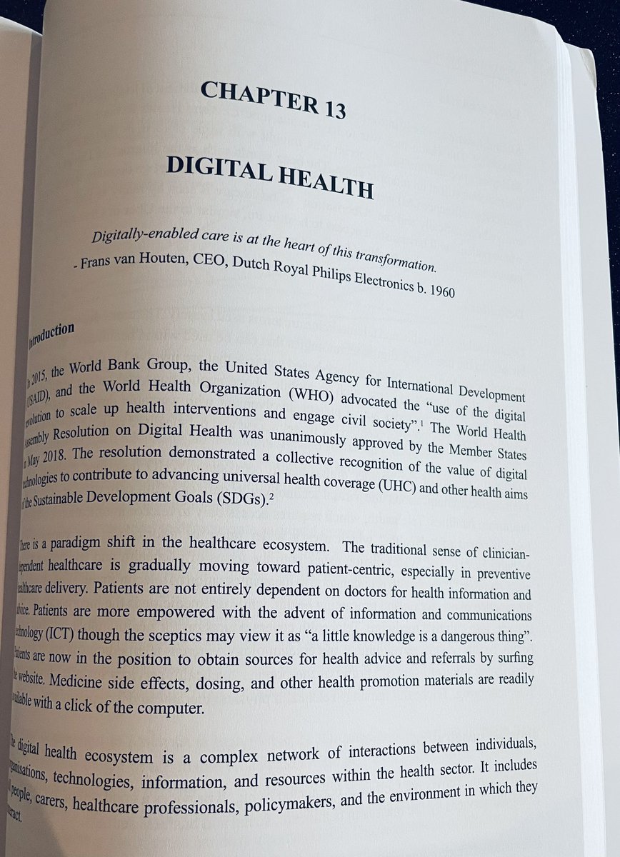 Honoured to be given the opportunity to contribute to this important document for Malaysia. Enhancing familiarity must be the first step to increasing maturity within the space of Digital Health &amp; this will naturally lead to greater adoption of innovations &amp; solutions in Malaysia