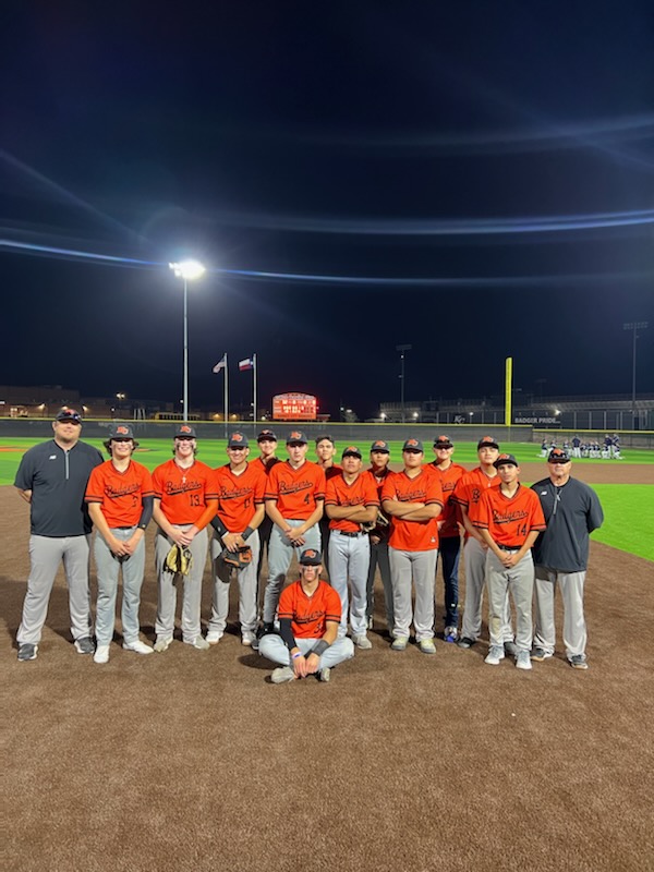 KarnesCityISD's tweet photo. Badger Baseball takes home a huge victory against Hondo tonight with a final score of 7-1! The team showed up and showed out on the field!  Congratulations to our Badgers for an amazing performance! #BadgerBaseball #Victory #GoBadgers 🏆⚾️🎉 https://t.co/Ba3AHDcrGZ