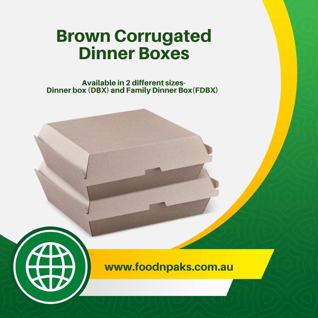 Dinner Boxes: Find Complete Details about Brown Corrugated Dinner Boxes

#foodpackaging #packaging #partysupplies #corrugatedpackaging #corrugated #corrugatedboxes #boxes #dinnerbox #dinner 

Website - foodnpaks.com.au