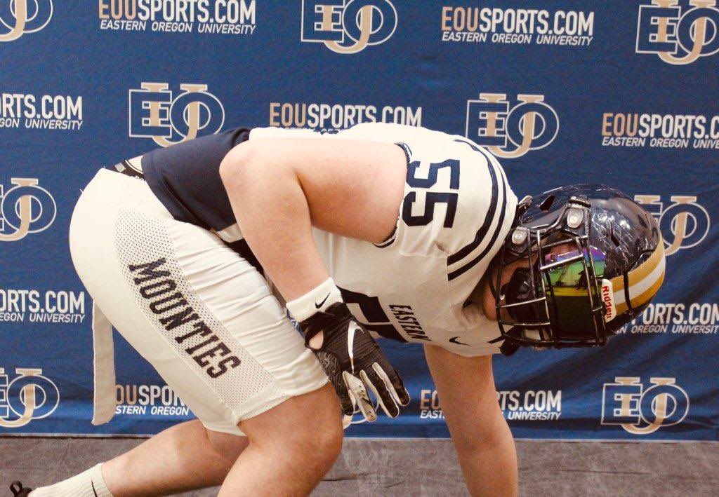 Excited to say I’ve committed to <a href="/EouFootball/">EOU Football</a> !!! Thank you to the staff for believe in me and I can’t wait to get to work!! @MRHSRams <a href="/CoachJoe206/">Joey Martinez</a> <a href="/BrandonHuffman/">Brandon Huffman</a>