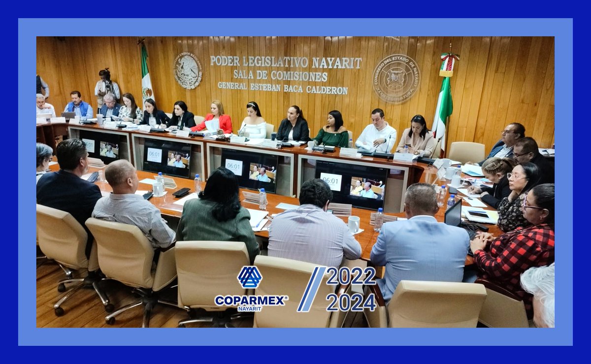 El Lic. Arturo Evangelista, asistió en representación del Lic. Enrique Echevarría Aldrete, Presiente de Coparmex Nayarit al H. Congreso del Estado a la presentación de  Ley de Fondo de Ahorro para el Retiro Digno de las Trabajadoras y Trabajadores del Estado de Nayarit