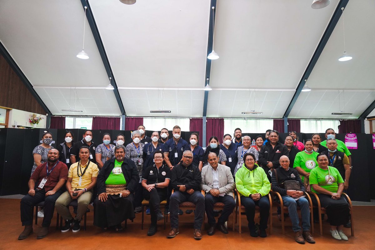 MedicalPasifika's tweet image. The #PACMAT team set up a community clinic alongside local agencies &amp;amp; partners in Flaxmere today.

Minister for Whānau Ora, Hon. Peeni Henare &amp;amp; Minister for Māori Development, Hon. Willie Jackson, paid a visit to the clinic to talanoa about the work being done.