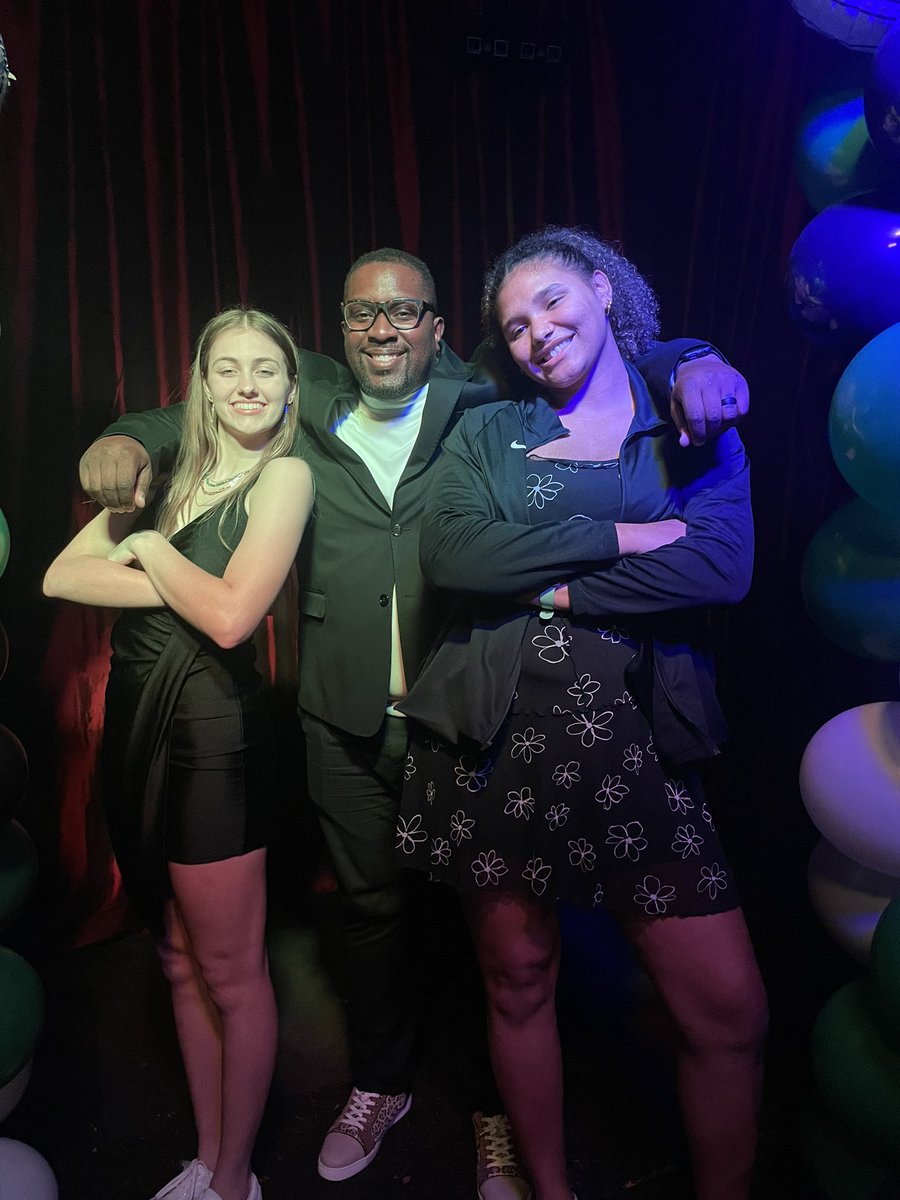 CoachNine7's tweet photo. Thank you @Berkner_Vball for the invite to your banquet! Enjoyed hanging with you all.  

Special shout out to these two, @landry_soleil and @ella_hill26! You two have set the bar so high. It’s been a honor watching you all the last two years. You are the true definition of HERd! https://t.co/vGqcaC73b6
