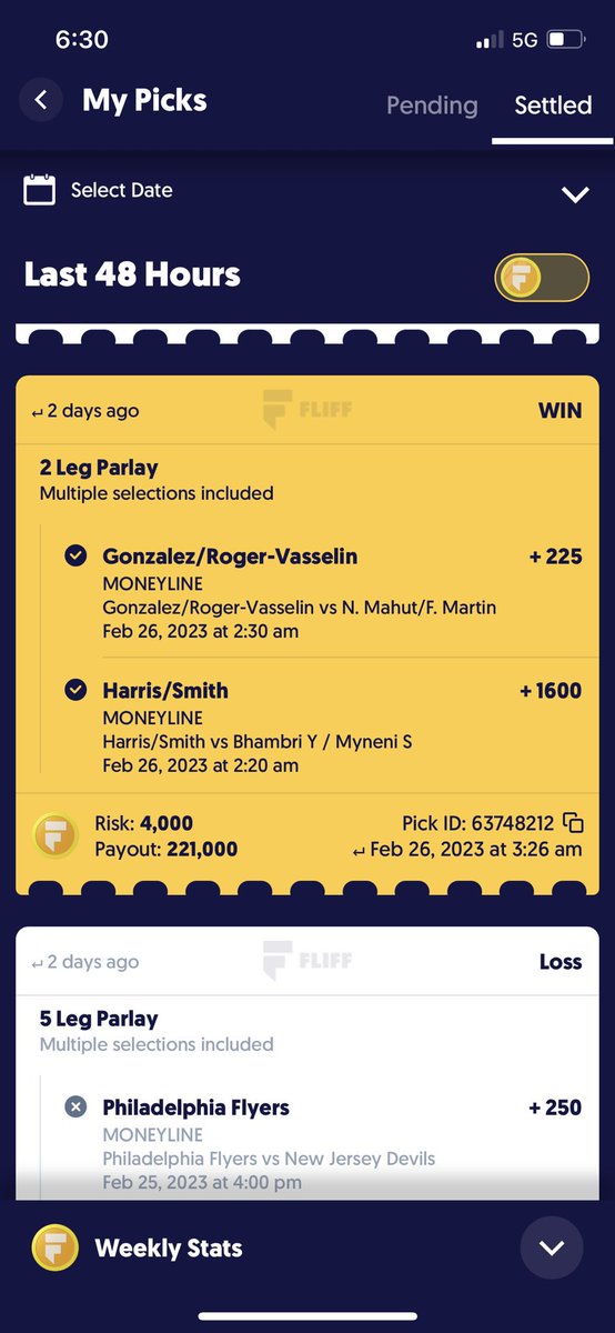MasterLocks69's tweet image. Cashing tennis parlays every day unlike @HoopsWithCoop he’s a pussy