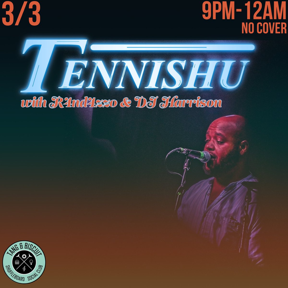 This Friday at @TangAndBiscuit 🎙️🚀💯 with <a href="/r4nd4zzo/">Andrew Randazzo</a> &amp; <a href="/DJHarrisonRVA/">djharrisonrva</a>