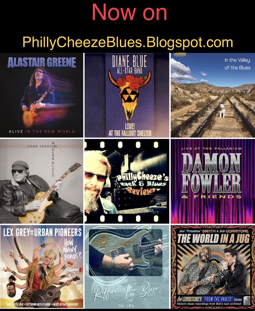 phillycheeze's tweet photo. #blues #bluesmusic #bluesrock #music #musicblog #musicblogger #bluesblog #bluesblogger #musicreviews #bluesreviews #alastairgreene #jimiprimetimesmith #bobcorritore #craigerickson #kimandbrian #tascru #lexgrey #damonfowler #dianeblue https://t.co/GiLIkAggol