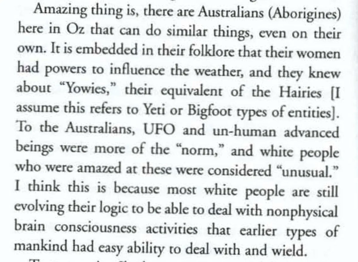 Deepfryguy76's tweet photo. #pkman #bigfoot #ufo An Australian student of Ted Owens had this to say : “To the Australians, UFO and un-human advanced beings were more of the "norm, and white people who were amazed at these were considered "unusual." “ https://t.co/Y5xsdbqijy