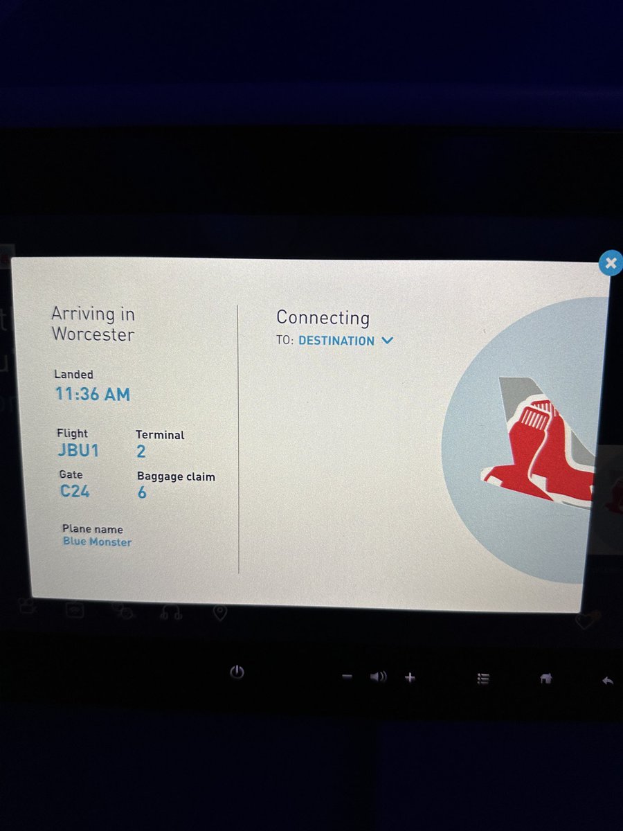 mbdalts's tweet photo. Time to up your game @JetBlue! Waiting for a gate at DCA for more than 1 hour after landing and you still didn't take the time to update your in flight screens on a flight from FLL to DCA 😢 https://t.co/73suTtxXyg