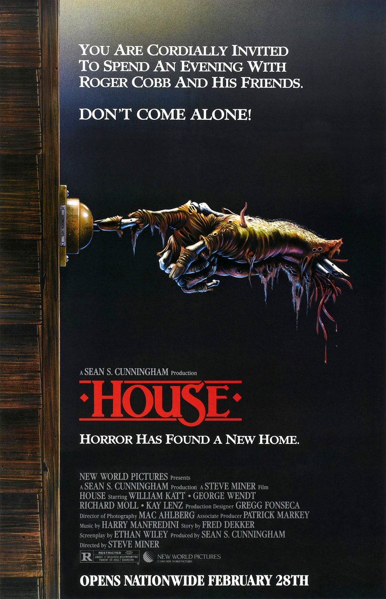 House was released on February 28, 1986(US).
#WilliamKatt
#horror #comedy #fantasy