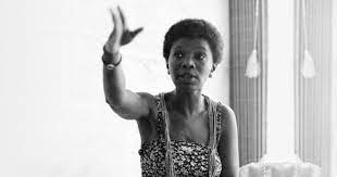 Reighangillam's tweet photo. Beatriz Nascimento-theorist &amp; activist. She "developed the idea of the quilombo as a multi‐sited territorialisation of Black space from the favela, to the ..(Black dance parties), to the terreiro (candomblé ritual house) &amp; actual “remnant quilombo communities” #BlackHistoryMonth https://t.co/1cLr0ILyld