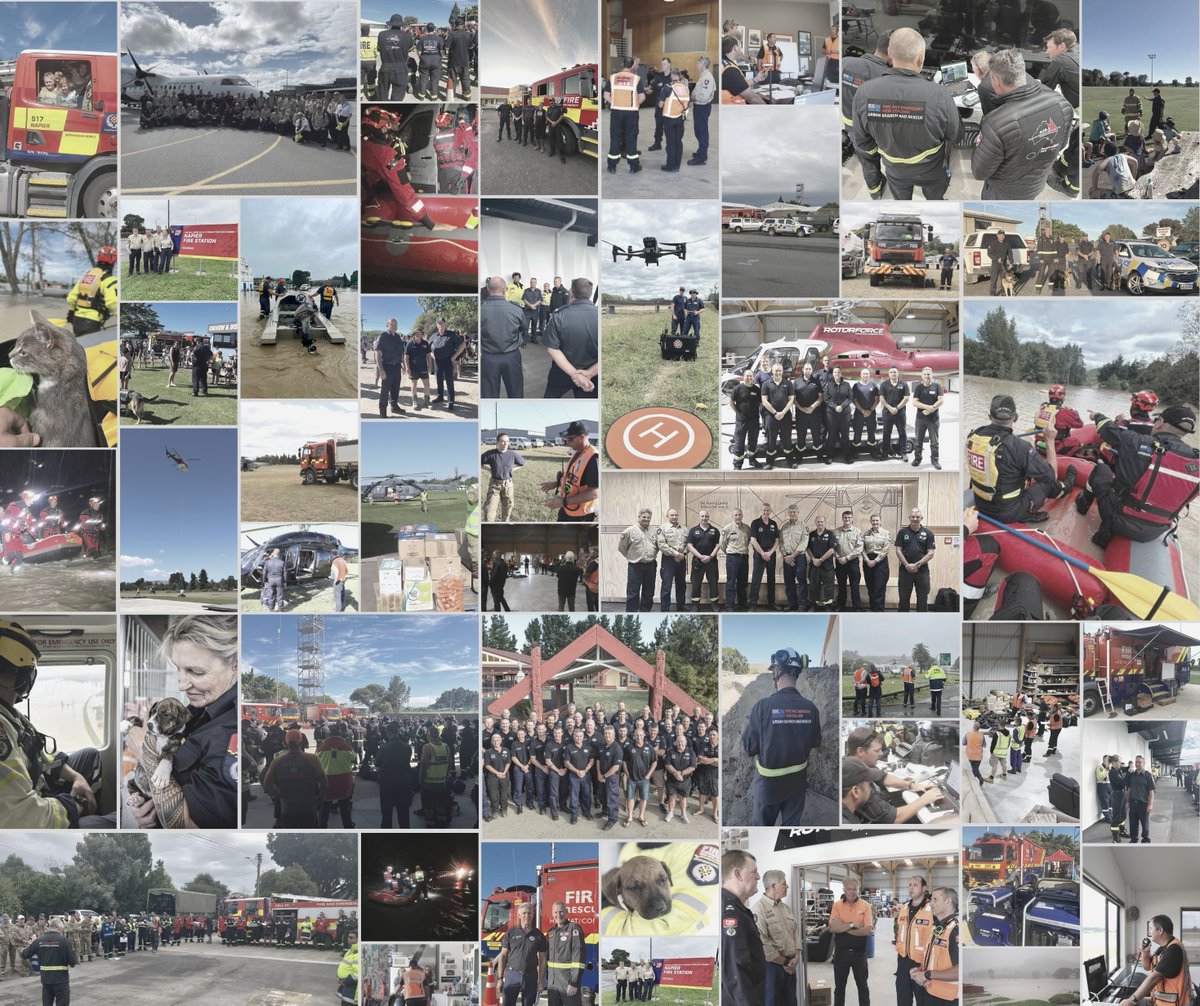 FireEmergencyNZ's tweet photo. Over the last few weeks, we have witnessed the extraordinary resilience and selflessness of New Zealanders who have come together to help each other out. [1 of 6] https://t.co/zyjyG0RtK5