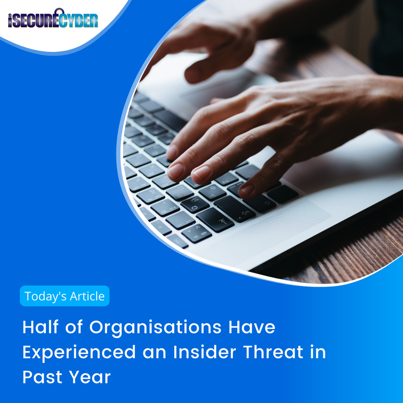 🦹‍♂️ An insider threat is a malicious threat to an organization that comes from people within it.

Read more about it here: 👇
securitybrief.com.au/story/half-of-…

#iSecureCyber #Cybersecurity #CybersecurityAustralia #CyberSecurityStrategy #InsiderThreat