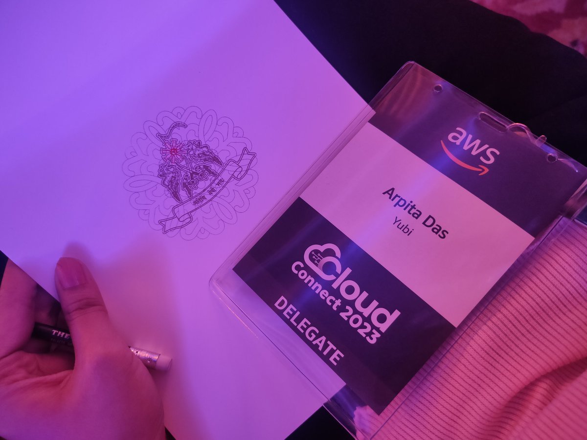 Arpitaaa01's tweet image. To my first community event in Chennai!
Cloud ✅
Community ✅
To a great, fun day 💕

#AWSCLOUDCONNECT  #technology  #Cloud