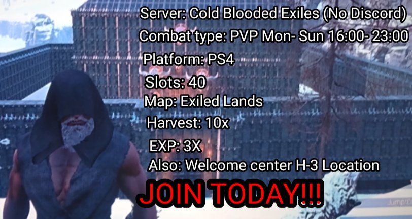 RealOvertime's tweet image. COLD BLOODED EXILES (BOOSTED)
#ConanExiles #ConanExilesServer