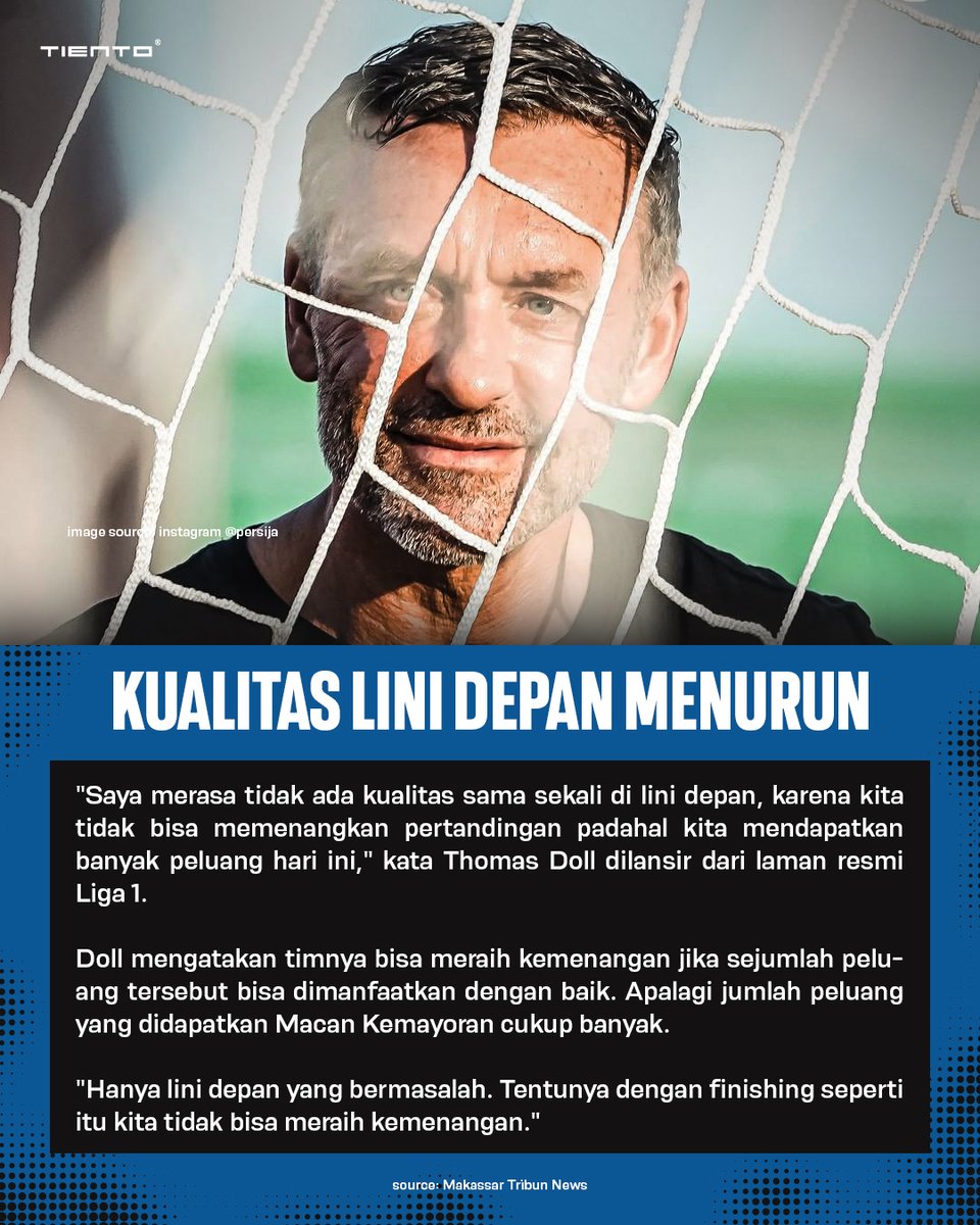 IndonesiaTiento's tweet photo. Persija kini berada di klasemen nomor 3 teratas Sob.

Ada beberapa pendapat yang bilang Persija sulit untuk menyalip klasemen pertama dan kedua. Berikut ini alasan-alasan yang membuat hal tersebut mungkin saja terjadi.

Gimana komentarmu Sob? 🤔

#TientoIndonesia #LigaIndonesia https://t.co/kBCctOUpOv