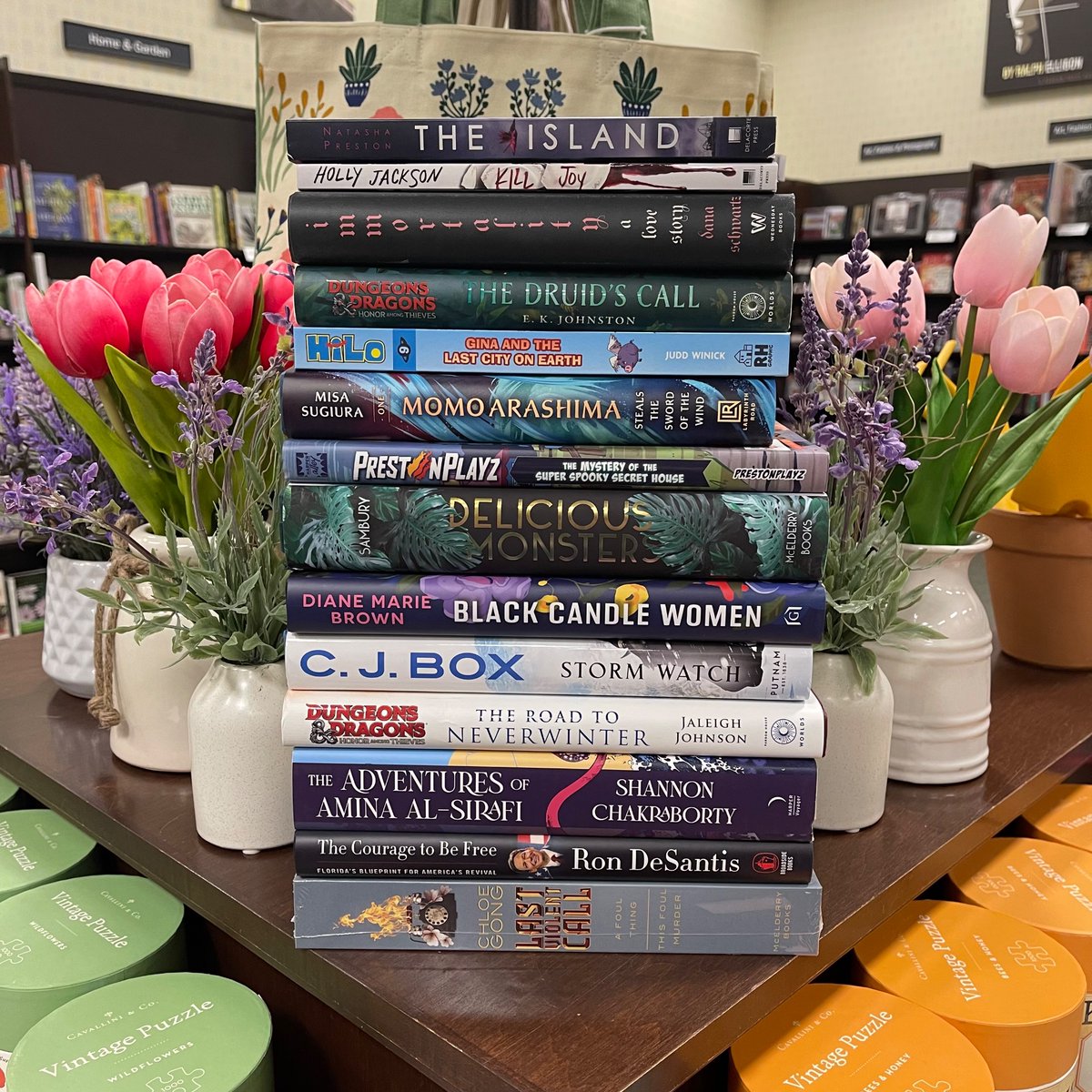 Believe it or not, spring is springing with fresh new titles this balmy #NewRelease morn!

#natashapreston #hollyjackson #danaschwartz #dnd #hilo #misasugiura #prestonplayz #lisellesambury #dianemariebrown #cjbox #shannonchakraborty #rondesantis #chloegong #yatitlesgalore #ya