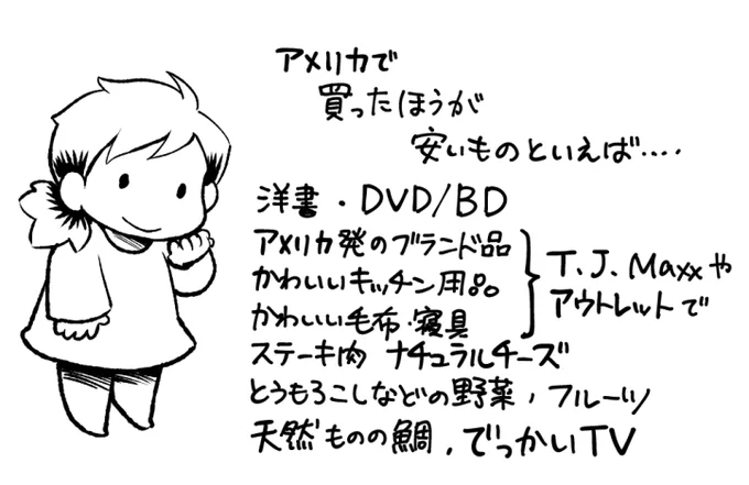 円安が続きますが、まだまだ現地で買った方が安い!となるものもいくつかあります。
鯛はピンク色じゃないけど、普通に身の締まって脂の乗ったやつが安い時は1匹1ドルぐらいで買えた時も。
テレビは55インチ以上が圧倒的に安い。みんな大きな家に住んでるからかなぁ‥
チーズは種類もいっぱい! 