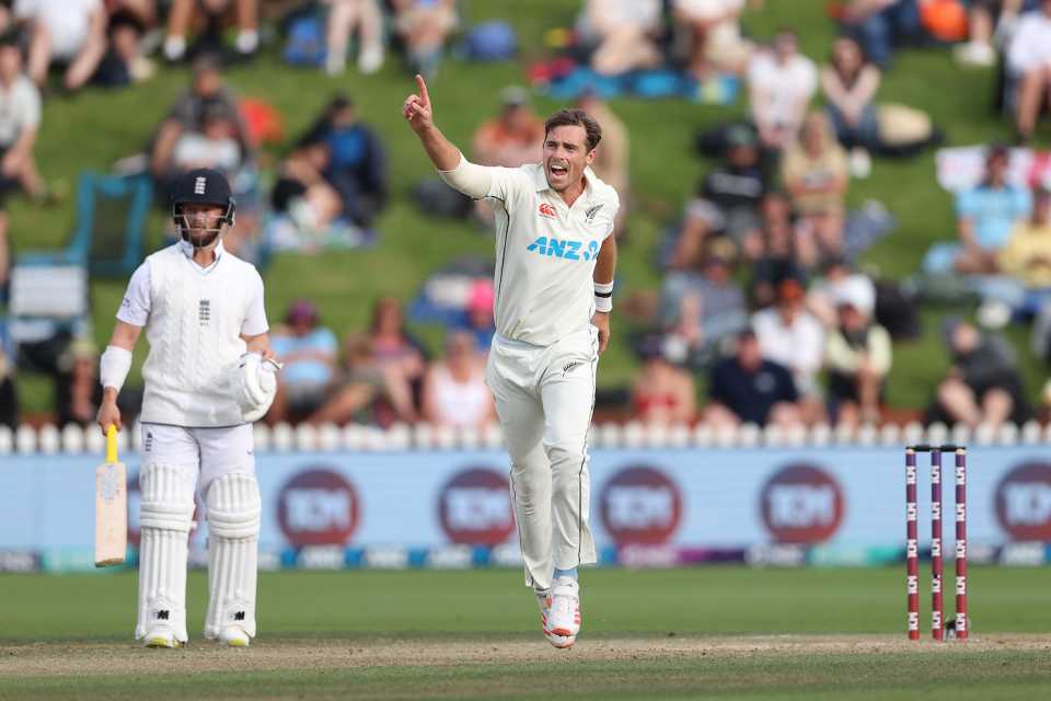 Tim Southee

First cricketer in the history of Test cricket to win his 1st Test as captain by a solitary run 

#NZvENG 
#ENGvNZ