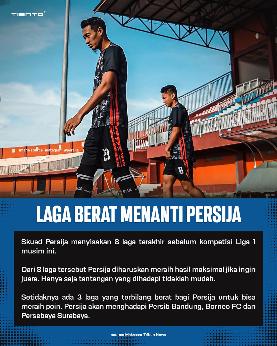 IndonesiaTiento's tweet photo. #Persija #PersijaJakarta #Thejakmania #TheJak #MacanKemayoran #Sepakbola #SepakbolaIndonesia #Liga1 #Klasemen #KlasemenSementara #PosisiAtas #KlasemenAtas #SapuBersih #Laga #SisaLaga #Musim20222023 https://t.co/wT7P88HbrJ