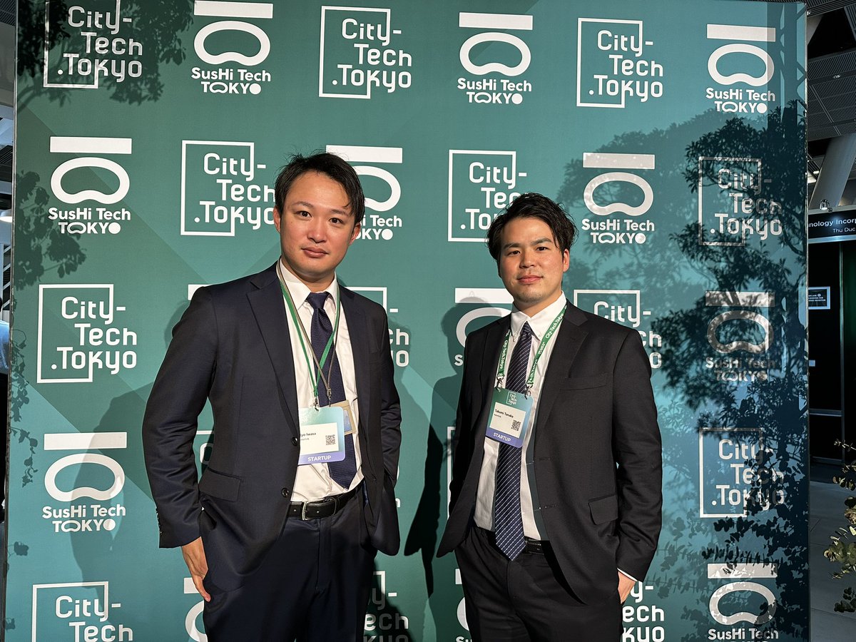 ryo_iwasa's tweet photo. 今日はcitytech Tokyoに参加しています!午前中に清水建設さんのブースで登壇させて頂きました!
#CityTechTokyo #Aeterlink #Airplug https://t.co/xA3BBaU6sn
