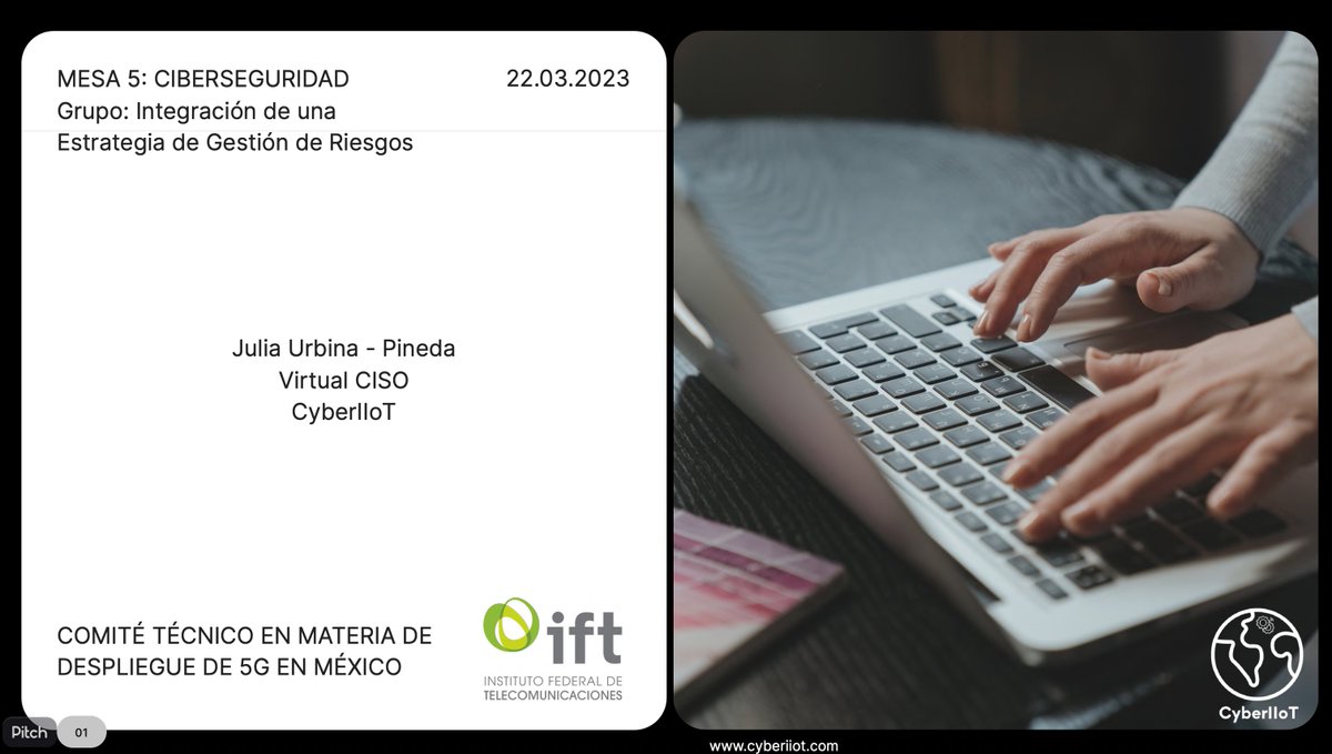 Cyberiiot's tweet photo. Important cybersecurity initiative in Mexico! The Risk Management Strategy with @IFT_MX   aims to ensure the security of networks and user data in the deployment of 5G technology.  #IFTMESA5 #cybersecurity #5Gdeployment #riskmanagement #informationsecurity #dataprotection https://t.co/tjCID0MUlR
