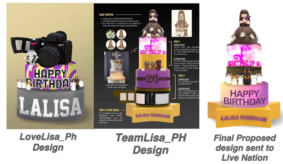 Please RT &amp; REPLY: 👇

Calling out to <a href="/livenationph/">Live Nation PH</a> &amp; <a href="/ygent_official/">YG FAMILY</a> to please reject the cake proposal sent by <a href="/BLACKPINK_PH/">BLACKPINK PH 🇵🇭</a> and allow <a href="/TeamLisaPH/">TEAM LISA PH</a> to push thru with theirs as well as other birthday projects for Lisa. Thank you.