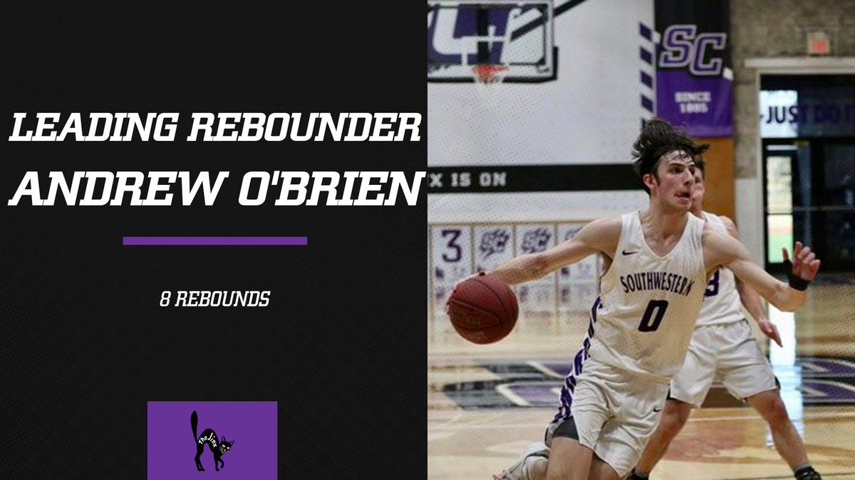 Tonight's Leading Rebounder in the win against Bethel was Junior Andrew O'Brien with 8 total boards!!
