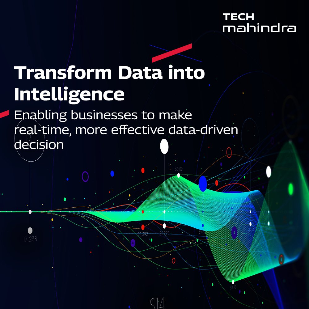 tech_mahindra's tweet photo. In this data-driven world, how successfully are you driving your data?

@Tech_Mahindra focuses on offering advanced analytics solutions driven by #BigData, #AI, #ML, hybrid architectures, and #IoT.

Know More: https://t.co/4dl0cQYyG5

#AnalyticsSolution #BusinessAnalytics #NxtNow https://t.co/Dn3G12dkpG