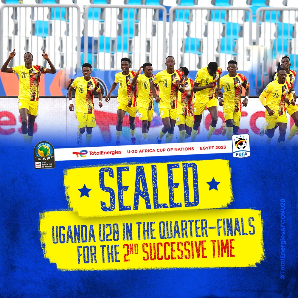 Yet another testimony to the talent we have been gifted with as a nation. It is now upon us to nurture it and make Uganda an international football powerhouse! <a href="/OfficialFUFA/">FUFA</a>, do you copy?
Congratulations #UgandaHippos on reaching the 2023 #AFCONU20 quarterfinals! <a href="/UgandaCranes/">Uganda Cranes</a>