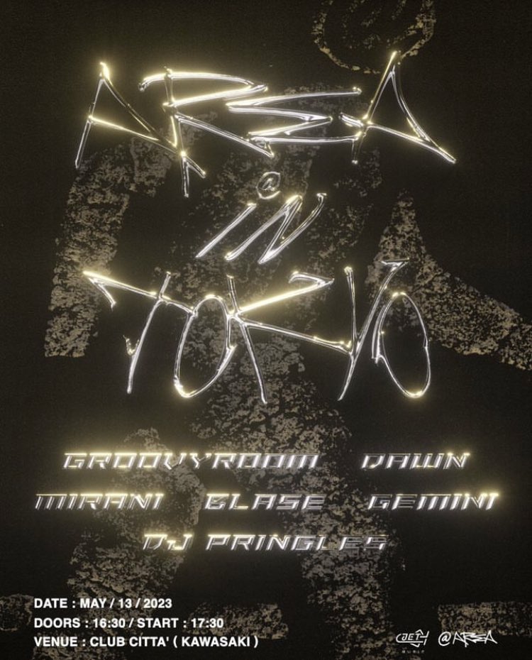 #groovyroom 率いる #AREA が来日決定。
5月13日 <a href="/CLUBCITTA_1988/">CLUB CITTA' (クラブチッタ)</a> 

#groovyroom、 #mirani , #dawn , #blase , #gemini , #DJPringles らが参加予定。

#kpop #khiphop #kRandB