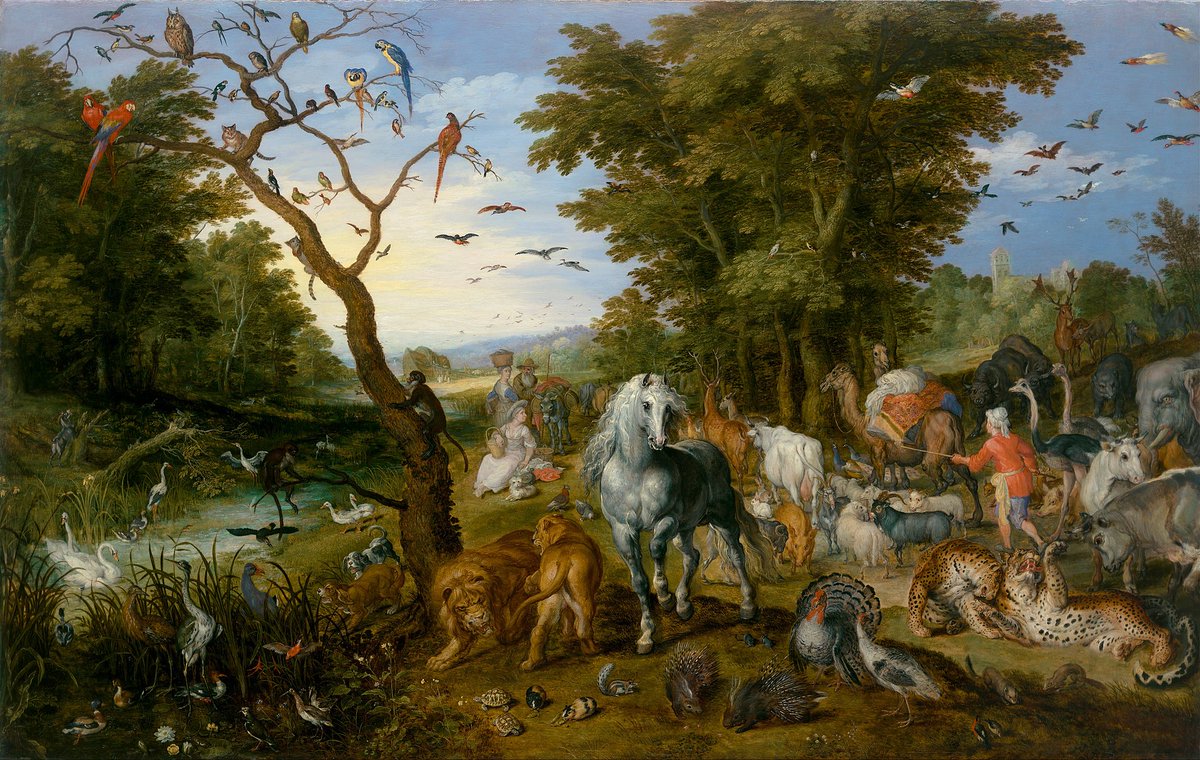 The Entry of the Animals into Noah's Ark by Jan Brueghel the Elder (1613)