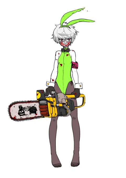 昔描いたショートバニー 