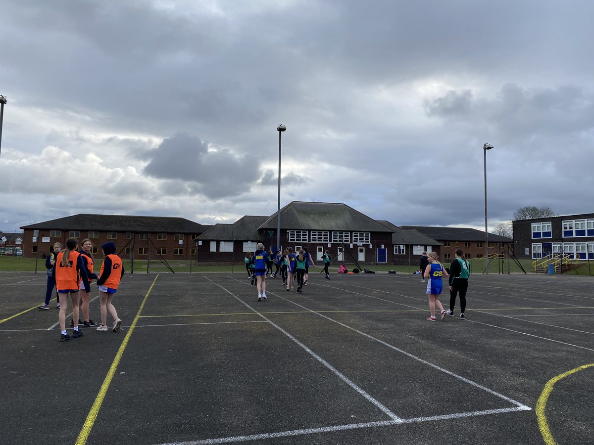 DCSCHPE's tweet photo. Congratulations to our Y8 and Y9 netball teams on their win last night! 🥇 We are so proud of these girls and the progress they have made. So great to see how ECPE has encouraged several of them to join Netball teams outside of school. This is exactly why we do it! #TeamDinno https://t.co/a4uThTMCsN