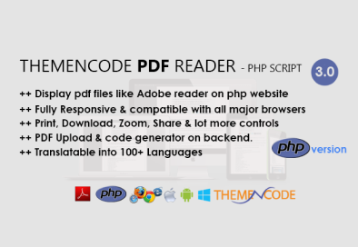 TNcFlipbook's tweet image. 👋Hello, PHP websites users!

❤️ &quot;ThemeNCode PDF reader #PHPScript&quot; is a handy product for #websites built with #PHP.
It comes with an easy to use backend where you can upload #pdf files &amp;amp; get a link to use on website.
themencode.com/themencode-pdf…
#Programmers #Joomla #Drupal #Magento