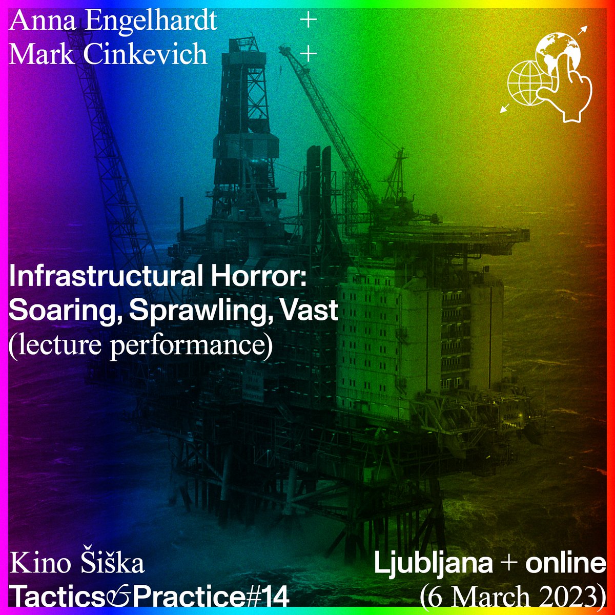 aksiomaorg's tweet photo. In the first panel at #ShiftingScales also lecture performance “Infrastructural Horror: Soaring, Sprawling, Vast” by @engelhardt_x &amp; #MarkCinkevich 👉 6 March, 3:30 PM CET at @kinosiska + streaming. More: https://t.co/ESEC0BeI9p

@_banister #tacticspractice #konsekvence #kons https://t.co/5yK06BX2ks