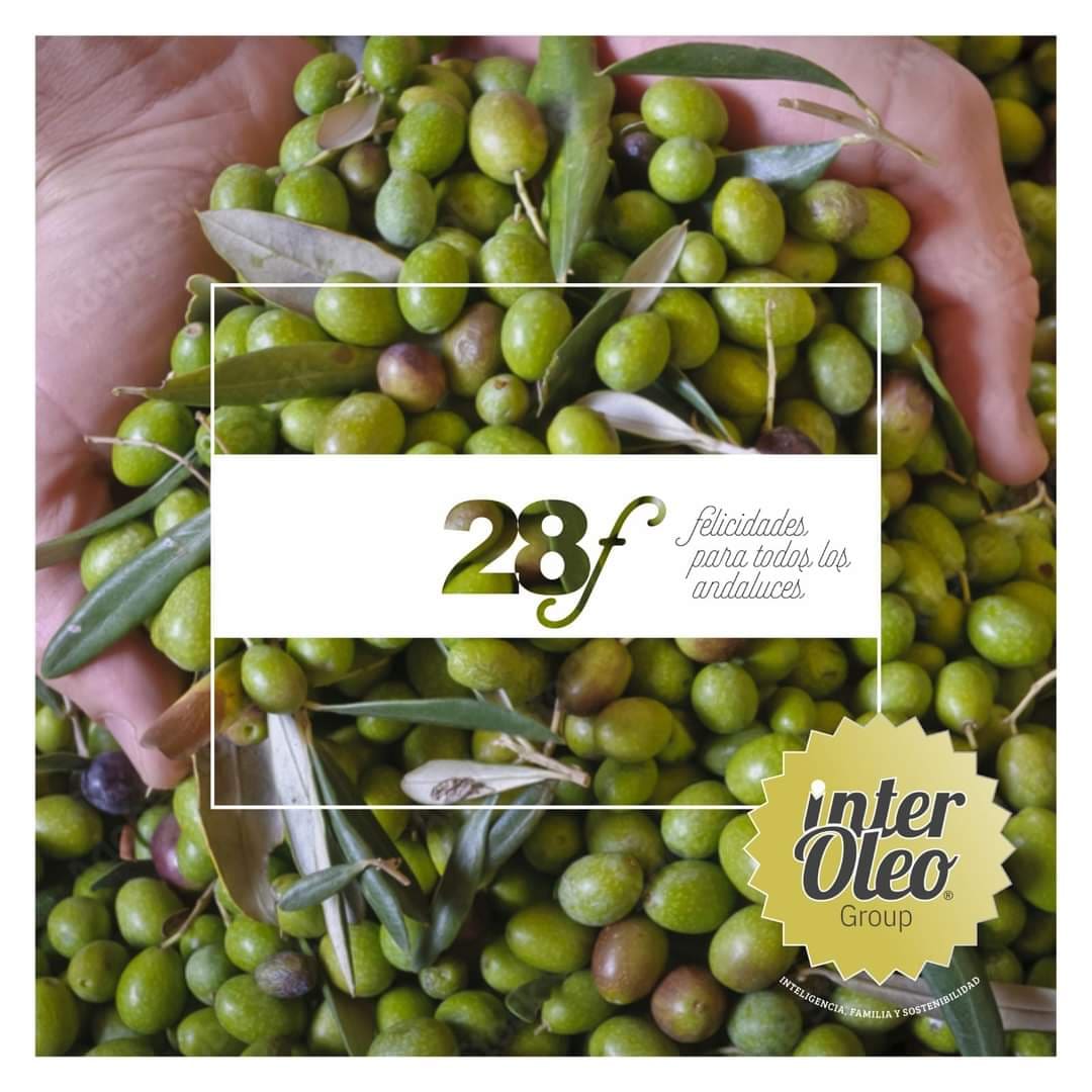 Hoy es 28 de Febrero, #DíadeAndalucía. Un día de Fiesta para un sector olivarero con mucha Fuerza y Futuro al que aportamosbFortaleza desde la #concentración y la #profesionalización. Felicidades. #ContigoSomosMásInteróleo #CrecemosJuntos #ResponsabilidadSocialEmpresarial #ODS
