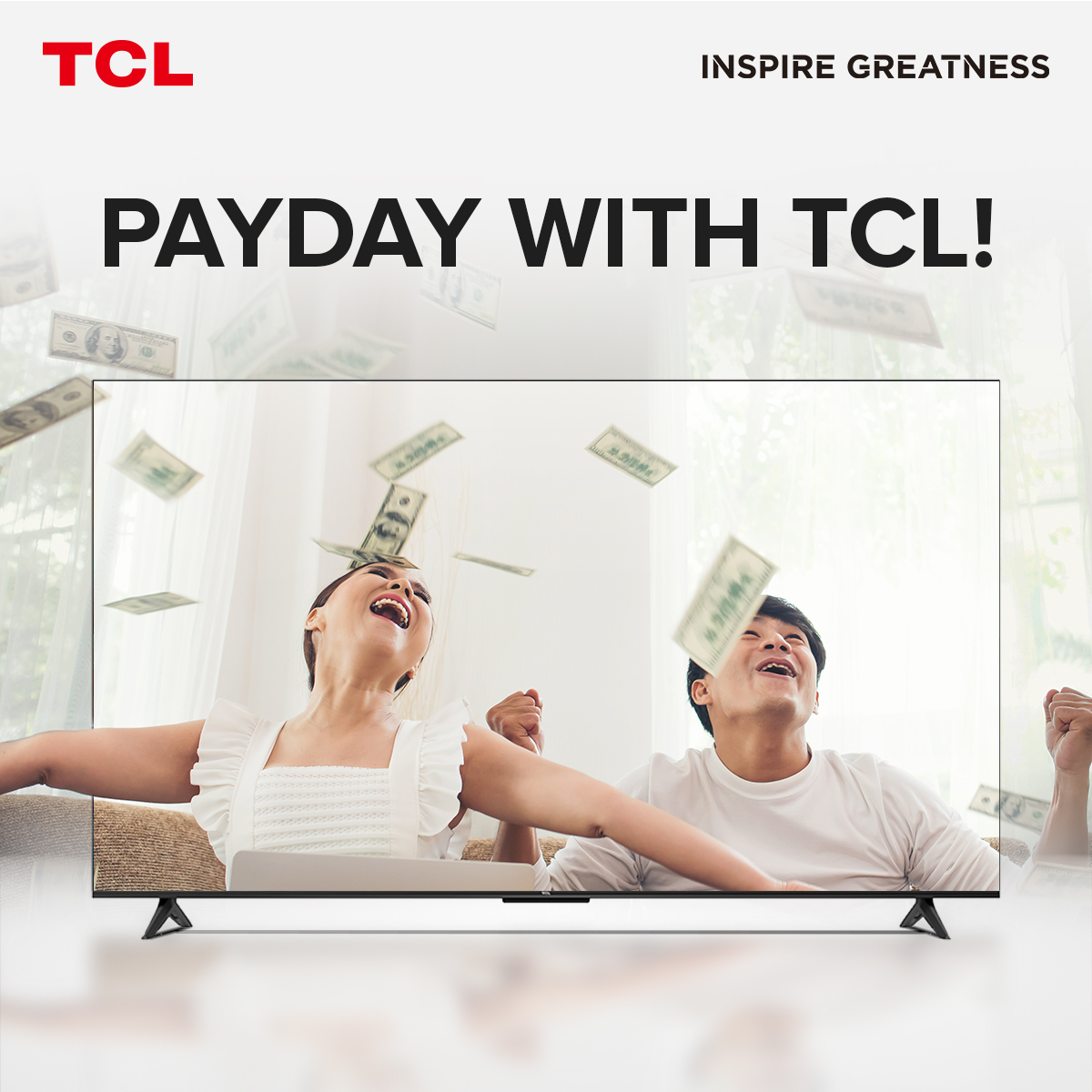 tclelectronicid's tweet photo. Payday Payday!! 🥳🥳
Waktunya belanja di TCL!!
Banyak promonya pastinya nguntungin bangett dan kantong anti kempesss, cus buruan ke toko2 TCL terdekat borong sekarang juga yukk sebelum kehabisan !!😚😚😚
#TCLFestive #TCL #TCLIndonesia #TCLSmartChoice https://t.co/s4ed7REFHS
