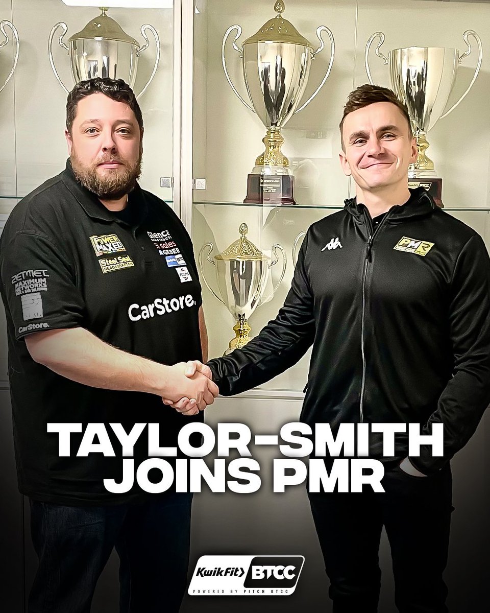 Pitch BTCC (@pitchbtcc) on Twitter photo .<a href="/UKPMR/">Power Maxed Racing</a> announce <a href="/AronTaylorSmith/">Árón Taylor-Smith</a> joining the squad as he embarks on his ninth campaign in the Kwik Fit British Touring Car Championship 🤝
#BTCC #PowerMaxedRacing .<a href="/UKPMR/">Power Maxed Racing</a> announce <a href="/AronTaylorSmith/">Árón Taylor-Smith</a> joining the squad as he embarks on his ninth campaign in the Kwik Fit British Touring Car Championship 🤝
#BTCC #PowerMaxedRacing