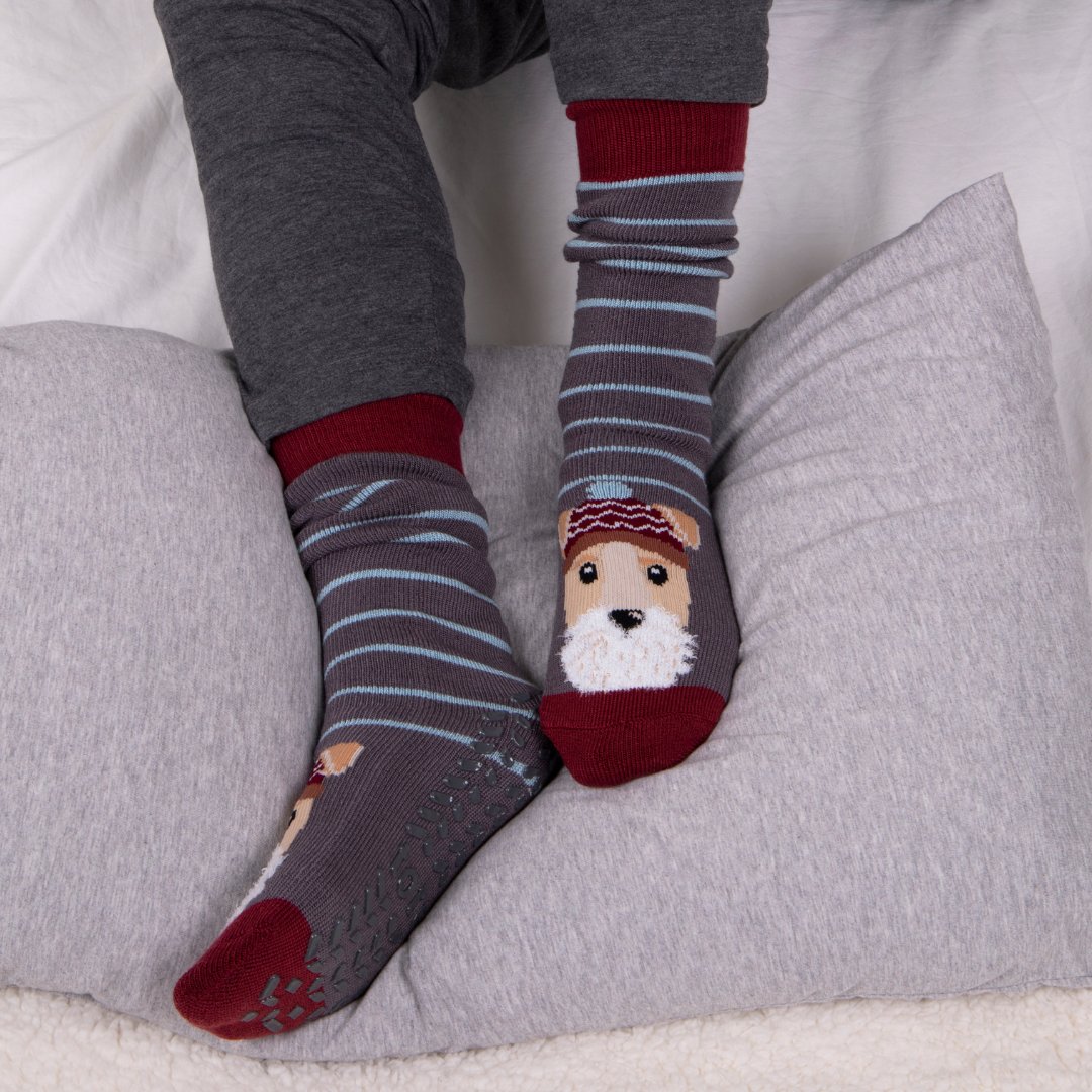 Man’s ‘furever’ friend 🐕 For dog lovers and country gents alike, try these fun totes toasties Original Slipper-Sox.

Stretchy and slip-resistant, they’ll be your sock drawer favourites time and time again.