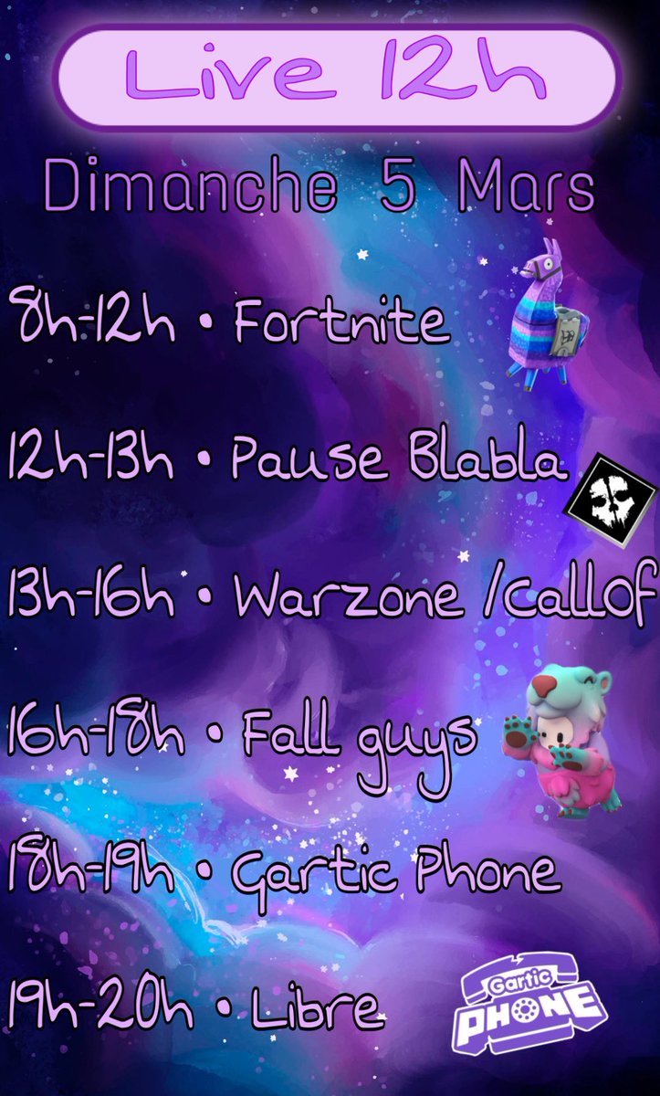 Pearl0uu's tweet photo. Live 12h en approche

I repeat ! 

LIVE 12H EN APPROOOOOCHE ! 🥳

@TwitchFR #twitchaffiliate https://t.co/swZdRcZvo1
