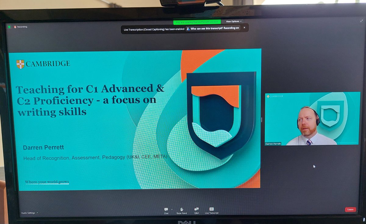 spartanmoose's tweet image. Cambridge February - Teaching for C1 Advanced &amp;amp; C2 Proficiency - a focus on writing skills with Darren Perrett.
#cambridgeenglishwebinars #c1advanced #c2proficiency #mooselanguageschools #writingskils
