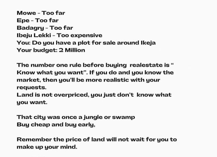 SamuelPeaChan's tweet photo. You don't wait to buy real estate..

IT'S THE OTHER WAY ROUND..... https://t.co/SoILn94ube